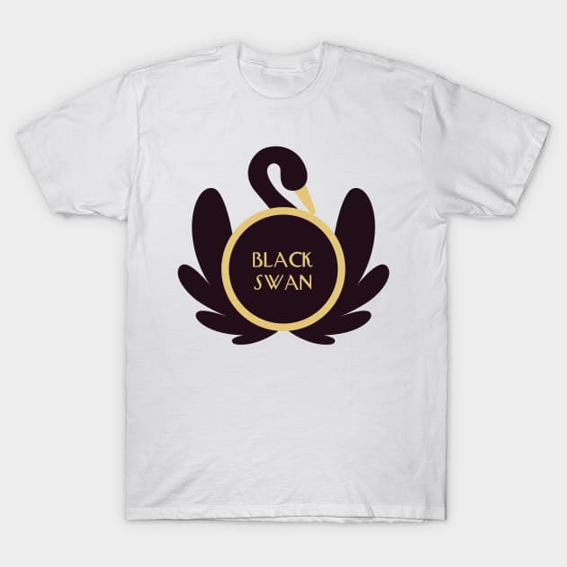 Black swan T-Shirt by Oricca